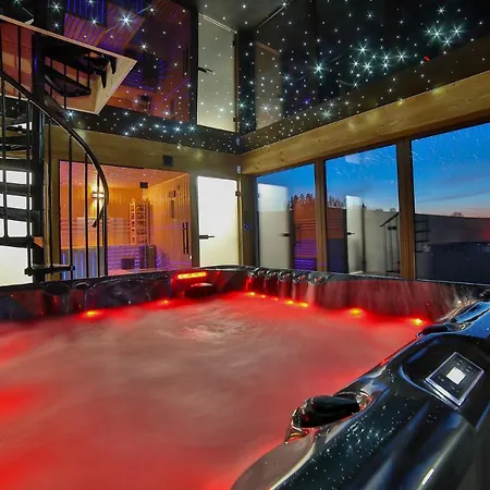 公寓 Maciejowe Wzgorze Z Dwoma Niezaleznymi Apartamentami Ze - Sauna, Jacuzzi, Teznia, Izba Solna I Solankowa, Balia Na Wylacznosc Z Hydromasazami *
