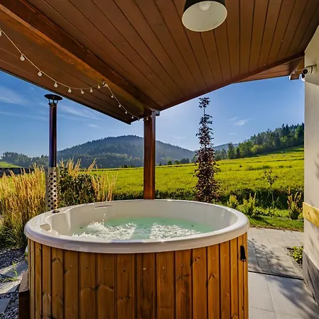Maciejowe Wzgorze Z Dwoma Niezaleznymi Apartamentami Ze - Sauna, Jacuzzi, Teznia, Izba Solna I Solankowa, Balia Na Wylacznosc Z Hydromasazami 公寓 拉布卡